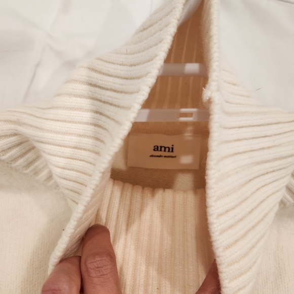 Ami Paris 100% wool sweater gender neutral - Picture 4 of 7